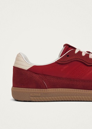 Tb.490 Rife Sheen Red Leather Sneakers from Alohas Tb.490 Rife Sheen Red Leather Sneakers from Alohas