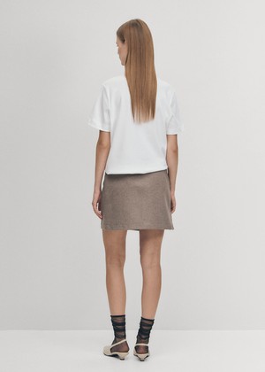Adela Taupe Skirt from Alohas