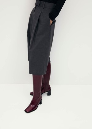 East Rift Burgundy Leather Boots from Alohas East Rift Burgundy Leather Boots from Alohas