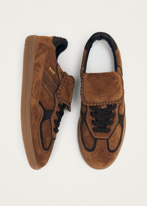 Tb.490 Club Suede Brown Leather Sneakers from Alohas Tb.490 Club Suede Brown Leather Sneakers from Alohas