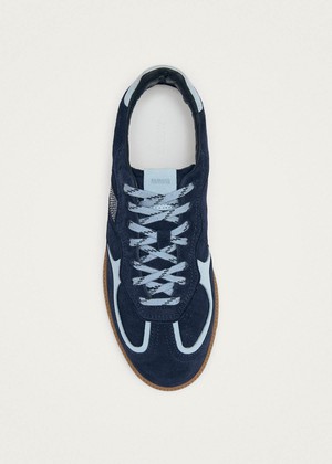 Tb.490 Rife Blue Tones Leather Sneakers from Alohas Tb.490 Rife Blue Tones Leather Sneakers from Alohas