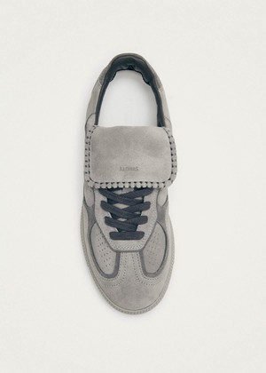 Tb.490 Club Suede Pale Grey Leather Sneakers from Alohas Tb.490 Club Suede Pale Grey Leather Sneakers from Alohas