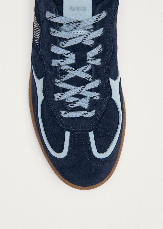 Tb.490 Rife Blue Tones Leather Sneakers from Alohas Tb.490 Rife Blue Tones Leather Sneakers from Alohas