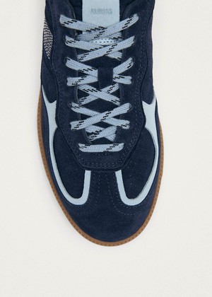 Tb.490 Rife Blue Tones Leather Sneakers from Alohas Tb.490 Rife Blue Tones Leather Sneakers from Alohas