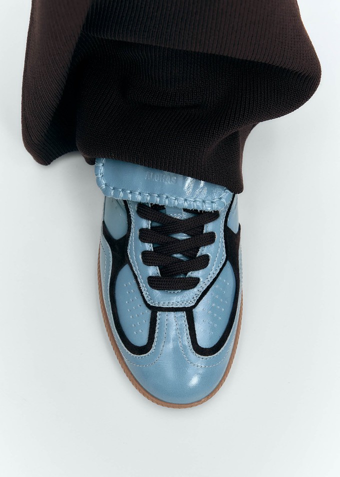 Tb.490 Club Onix Grey Blue Leather Sneakers from Alohas