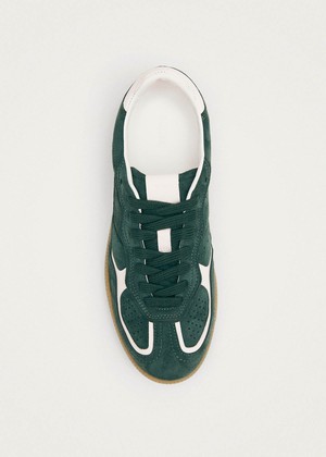 Tb.490 Rife Forest Green Leather Sneakers from Alohas