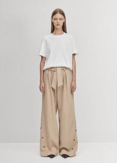Abbie Beige Trousers via Alohas