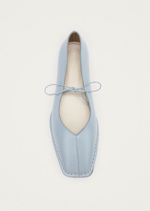 Sway Blue Leather Ballet Flats from Alohas Sway Blue Leather Ballet Flats from Alohas