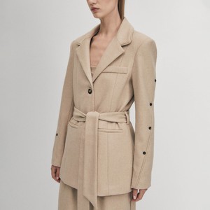 Beth Beige Blazer from Alohas