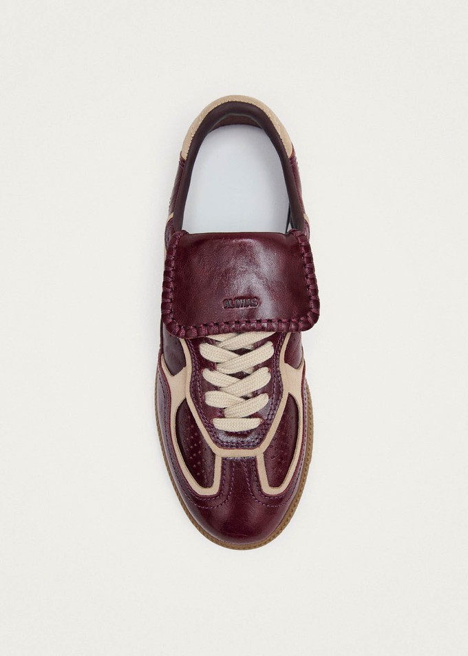 Tb.490 Club Deep Burgundy Patent Leather Sneakers from Alohas Tb.490 Club Deep Burgundy Patent Leather Sneakers from Alohas