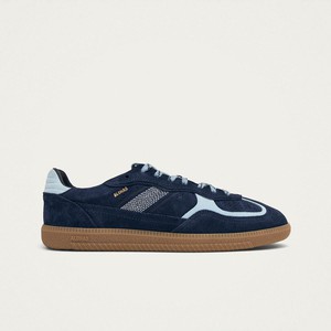 Tb.490 Rife Blue Tones Leather Sneakers from Alohas Tb.490 Rife Blue Tones Leather Sneakers from Alohas