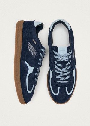Tb.490 Rife Blue Tones Leather Sneakers from Alohas Tb.490 Rife Blue Tones Leather Sneakers from Alohas