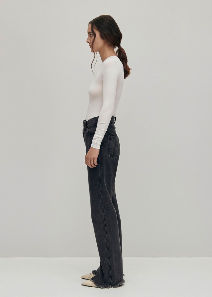 Kansas Black Denim Pants from Alohas Kansas Black Denim Pants from Alohas