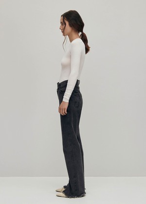 Kansas Black Denim Pants from Alohas Kansas Black Denim Pants from Alohas