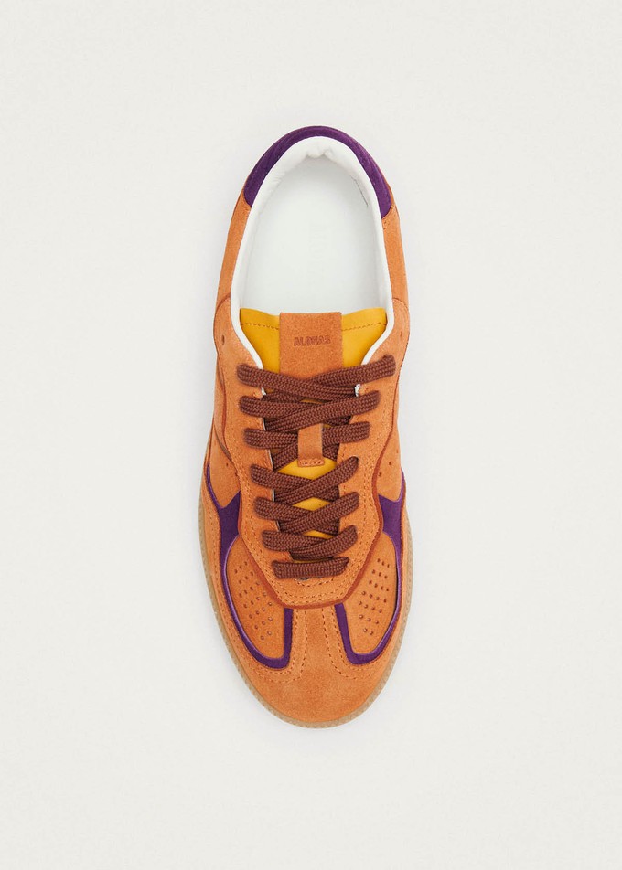 Tb.490 Rife Orange Leather Sneakers from Alohas Tb.490 Rife Orange Leather Sneakers from Alohas