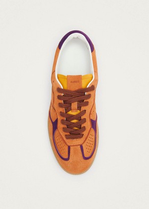 Tb.490 Rife Orange Leather Sneakers from Alohas Tb.490 Rife Orange Leather Sneakers from Alohas