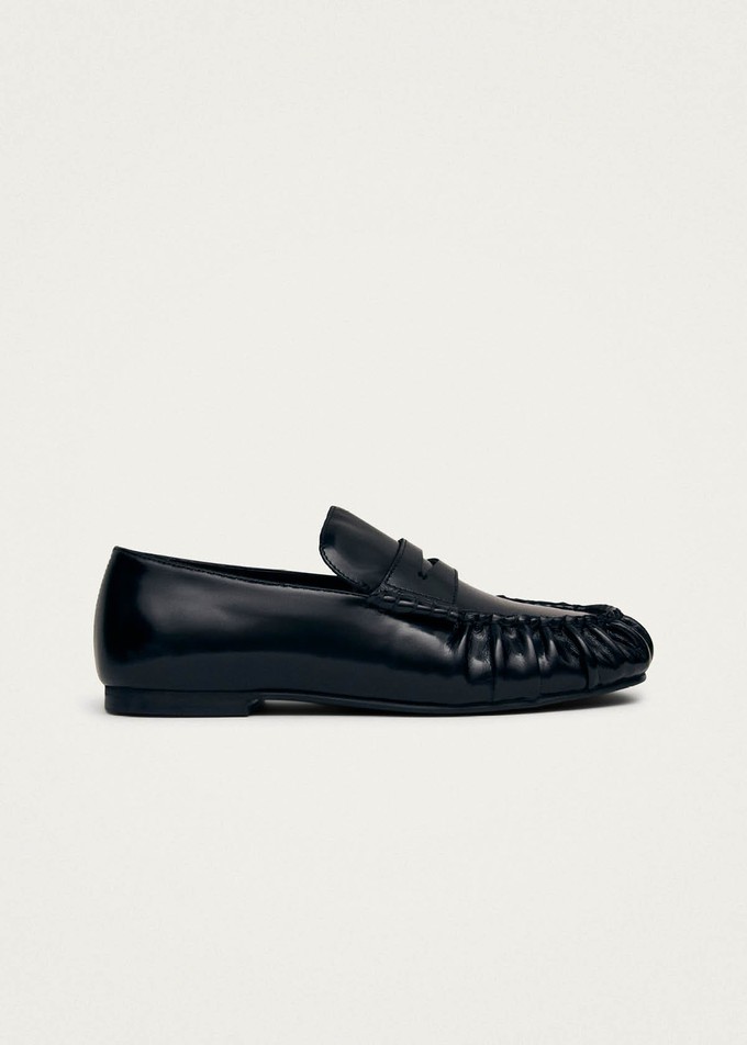 Aven Black Leather Loafers from Alohas Aven Black Leather Loafers from Alohas