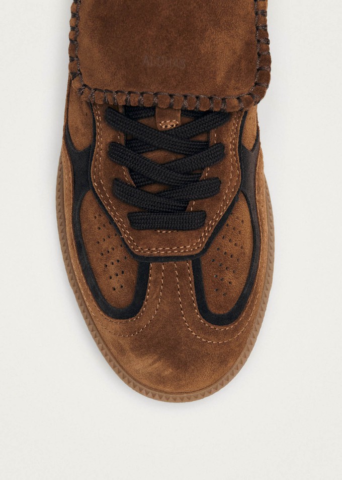 Tb.490 Club Suede Brown Leather Sneakers from Alohas Tb.490 Club Suede Brown Leather Sneakers from Alohas