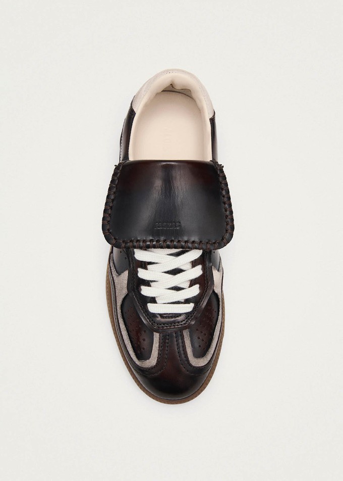 Tb.490 Club Brushed Dark Chocolate Leather Sneakers from Alohas Tb.490 Club Brushed Dark Chocolate Leather Sneakers from Alohas