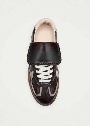 Tb.490 Club Brushed Dark Chocolate Leather Sneakers from Alohas Tb.490 Club Brushed Dark Chocolate Leather Sneakers from Alohas