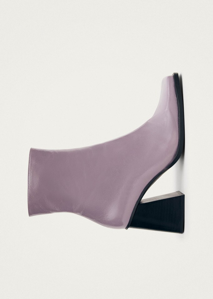 South Onix Mauve Leather Boots from Alohas