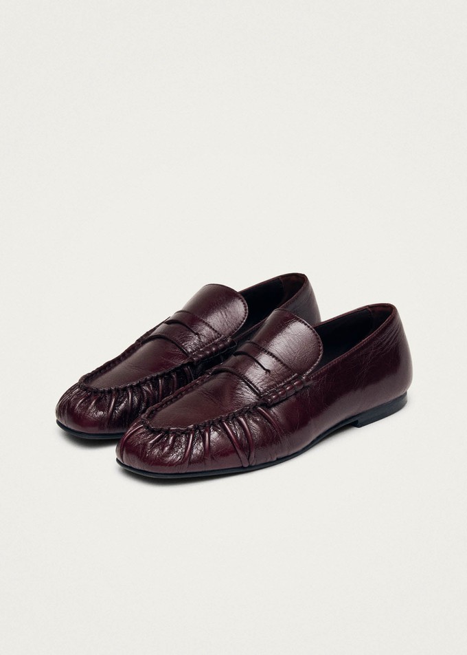 Aven Rift Burgundy Leather Loafers from Alohas Aven Rift Burgundy Leather Loafers from Alohas