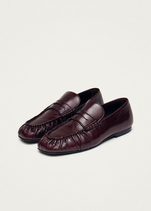 Aven Rift Burgundy Leather Loafers from Alohas Aven Rift Burgundy Leather Loafers from Alohas