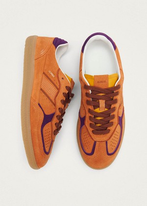 Tb.490 Rife Orange Leather Sneakers from Alohas Tb.490 Rife Orange Leather Sneakers from Alohas