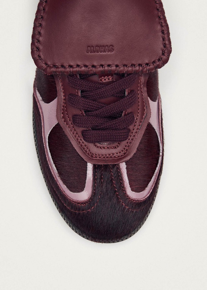 Tb.490 Club Soft Burgundy Leather Sneakers from Alohas Tb.490 Club Soft Burgundy Leather Sneakers from Alohas