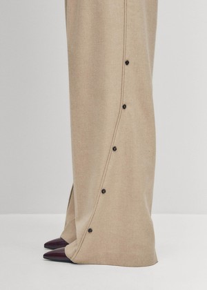 Abbie Beige Trousers from Alohas