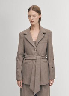 Beth Taupe Blazer via Alohas