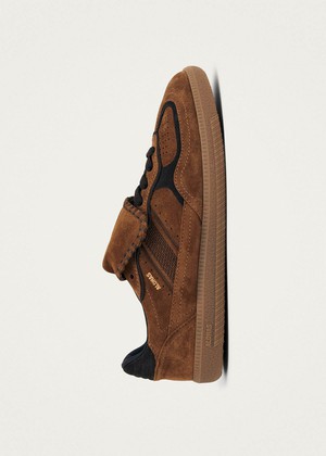 Tb.490 Club Suede Brown Leather Sneakers from Alohas Tb.490 Club Suede Brown Leather Sneakers from Alohas