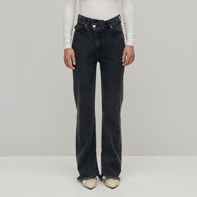 Kansas Black Denim Pants from Alohas Kansas Black Denim Pants from Alohas