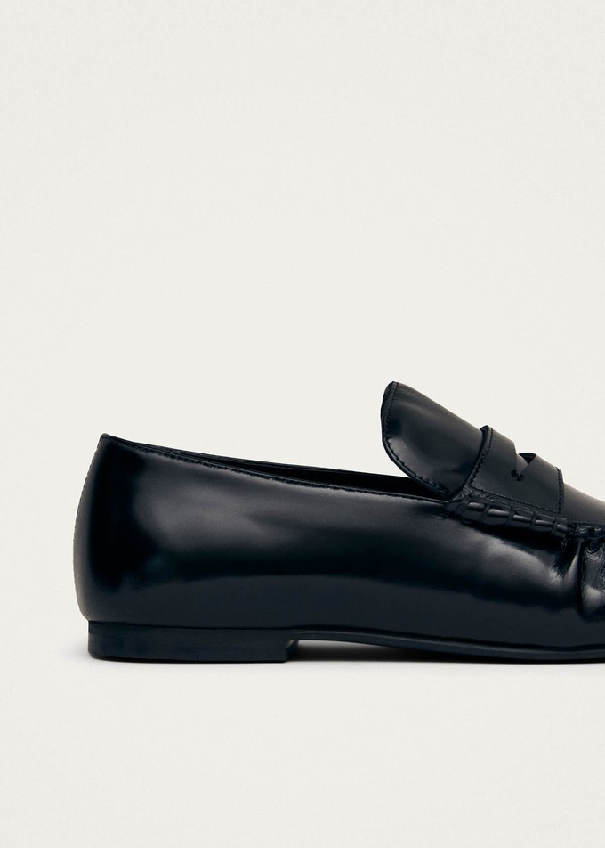 Aven Black Leather Loafers from Alohas Aven Black Leather Loafers from Alohas