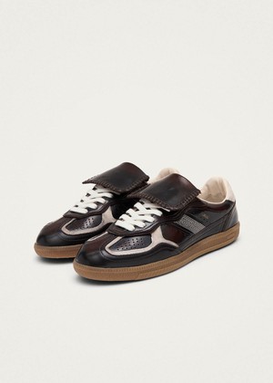 Tb.490 Club Brushed Dark Chocolate Leather Sneakers from Alohas Tb.490 Club Brushed Dark Chocolate Leather Sneakers from Alohas