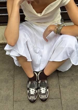 Tb.490 Club Brushed Dark Chocolate Leather Sneakers from Alohas Tb.490 Club Brushed Dark Chocolate Leather Sneakers from Alohas