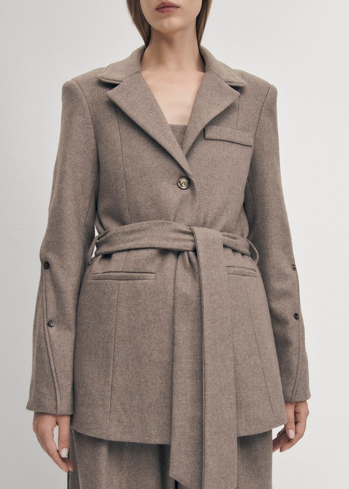 Beth Taupe Blazer from Alohas