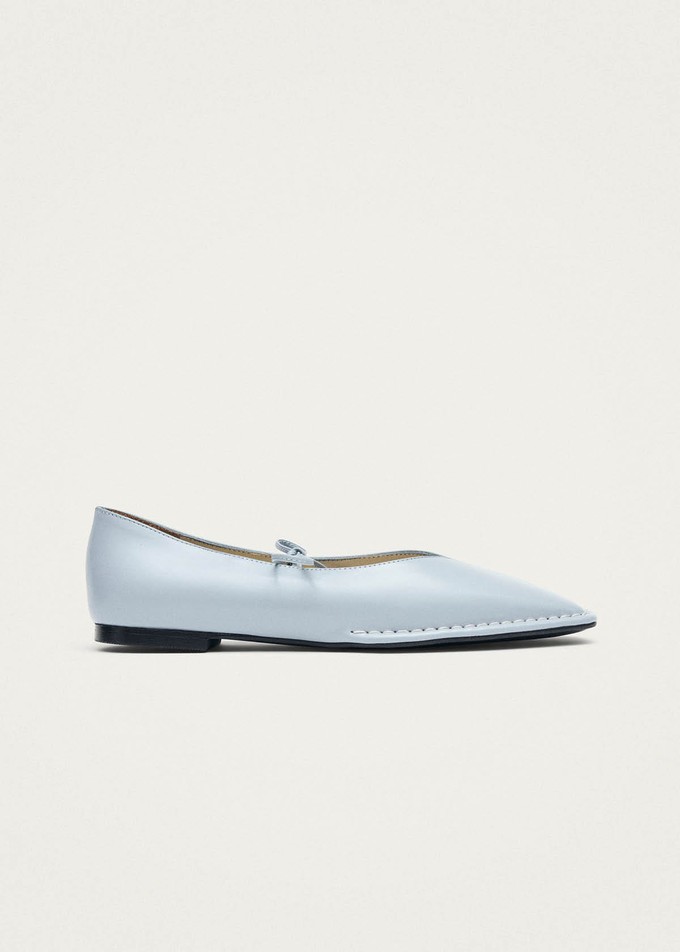 Sway Blue Leather Ballet Flats from Alohas Sway Blue Leather Ballet Flats from Alohas