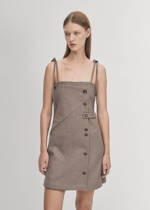 Gala Taupe Dress from Alohas