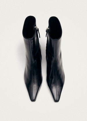 Ambar Rift Black Leather Ankle Boots from Alohas Ambar Rift Black Leather Ankle Boots from Alohas
