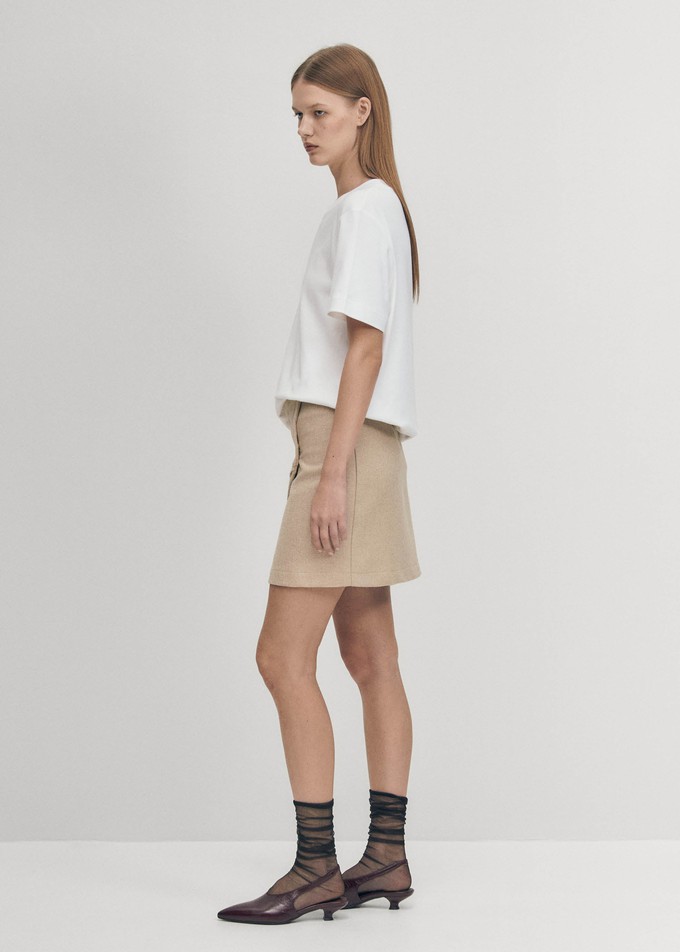 Adela Beige Skirt from Alohas