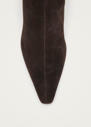 Ambar Suede Brown Leather Ankle Boots from Alohas Ambar Suede Brown Leather Ankle Boots from Alohas