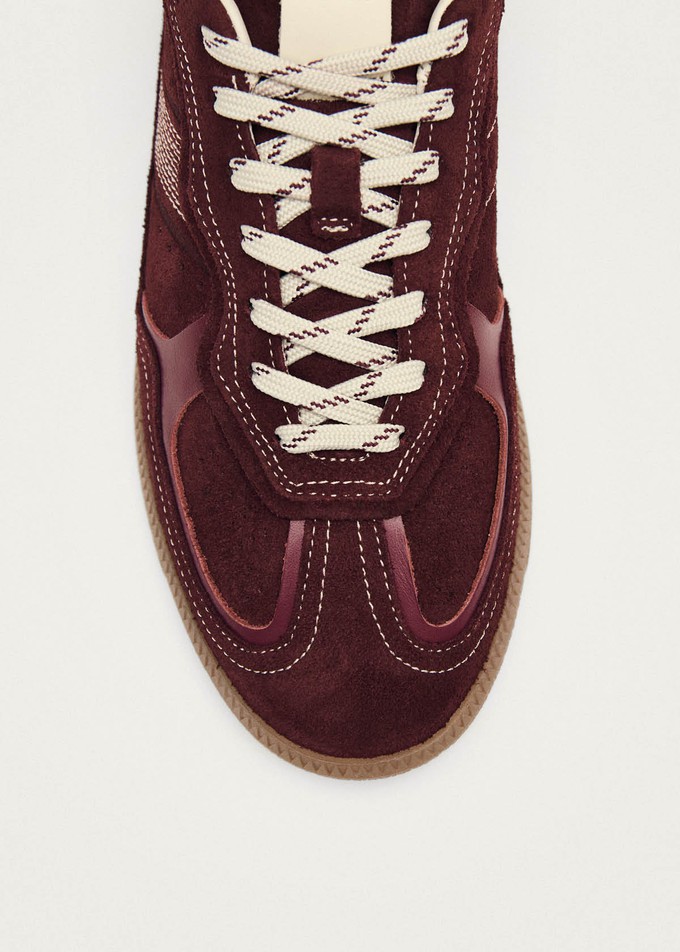 Tb.490 Rife Burgundy Cream Leather Sneakers from Alohas Tb.490 Rife Burgundy Cream Leather Sneakers from Alohas