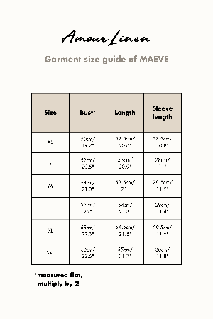 Maeve button linen top in Terracotta from AmourLinen