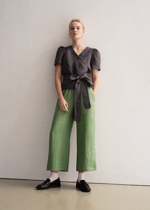 Elisa Wrap Top from AmourLinen