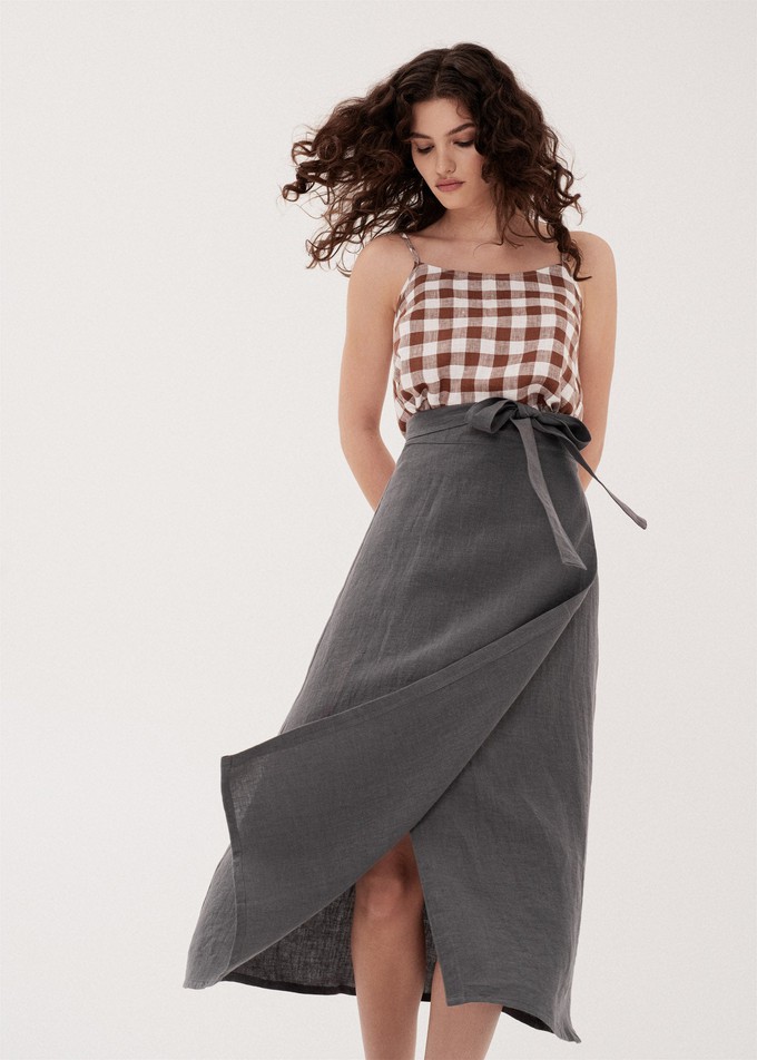Iris Wrap Skirt from AmourLinen