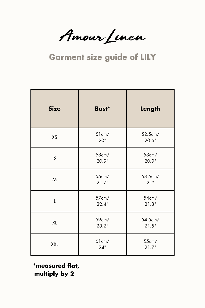 Lily oversized linen top in White from AmourLinen