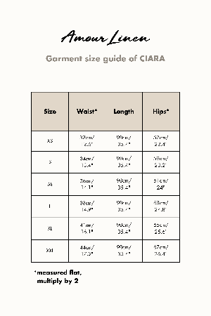 Ciara linen slip skirt in Viva Magenta from AmourLinen