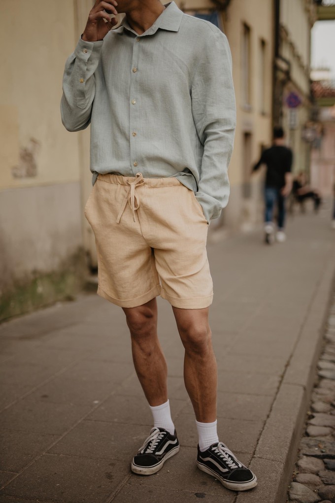 Linen shorts ARES | ARCHIVE SALE from AmourLinen