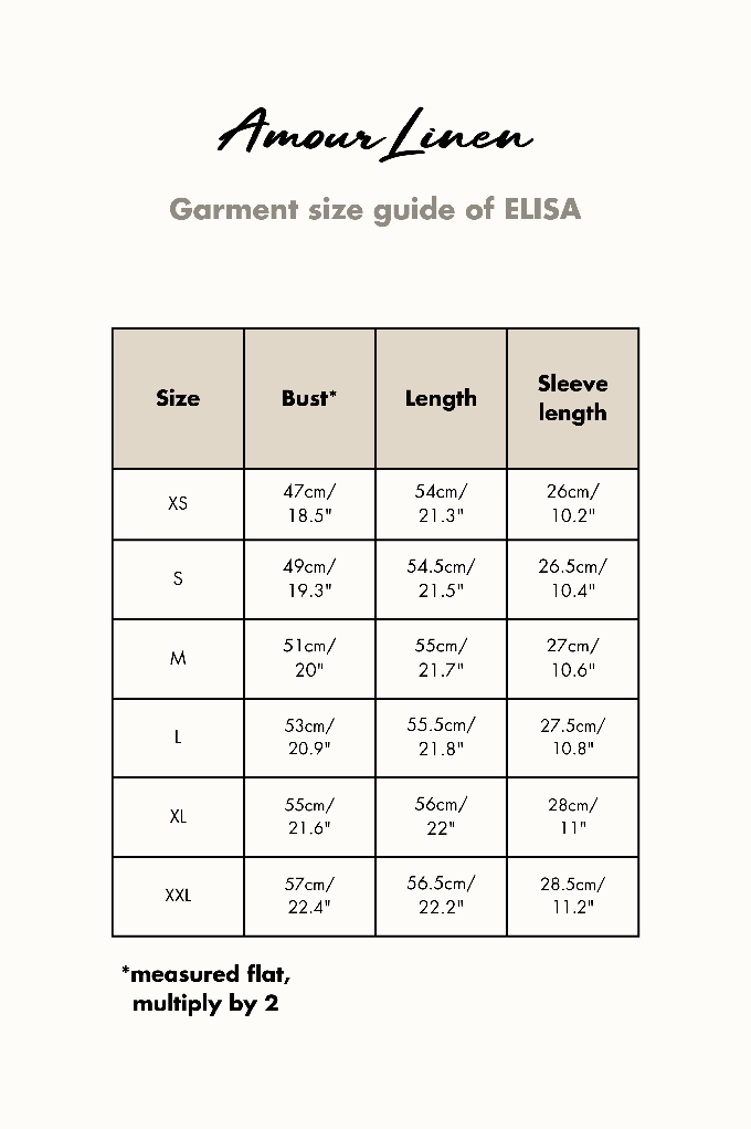 Elisa linen wrap top in Charcoal from AmourLinen